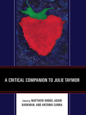 cover image of A Critical Companion to Julie Taymor